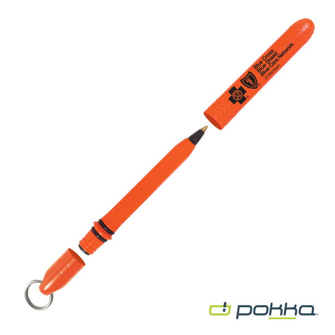 Pokka? Pocket Pen w/Dock & Chrome Keyring in Tin Box