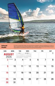 Galleria Wall Calendar 2026 Health Tips