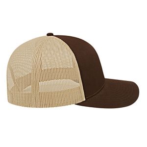 000379 Cap America Poly/Cotton Trucker Mesh Back Cap