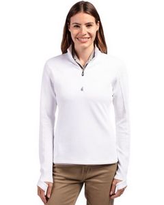Cutter & Buck Traverse Stretch Quarter Zip Womens Pullover