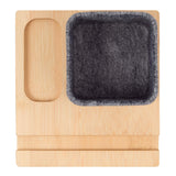 Recycled Felt & Bamboo Pen Holder