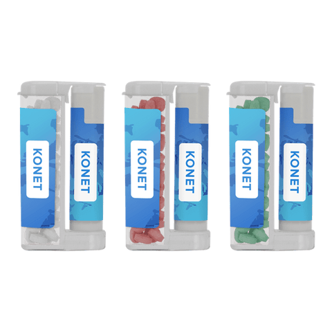 Sugar Free Mints in a Rectangular Flip-Top Duo w/Natural Lip Moisturizer