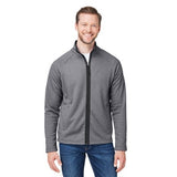 Core 365™ Men's Venture Heathered Stripe Full-Zip