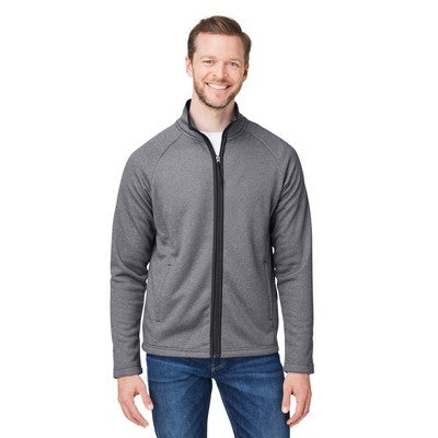 Core 365™ Men's Venture Heathered Stripe Full-Zip
