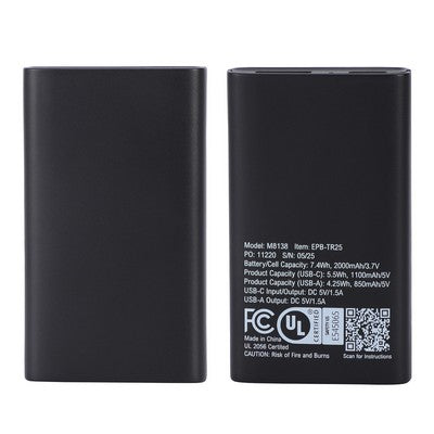 Triumph 2000mAh UL-Listed Power Bank