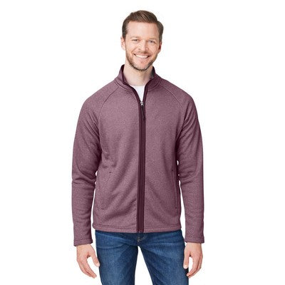 Core 365™ Men's Venture Heathered Stripe Full-Zip
