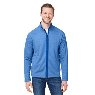 Core 365™ Men's Venture Heathered Stripe Full-Zip