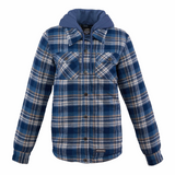 Berne Heartland Flannel Hooded Shacket - Womens