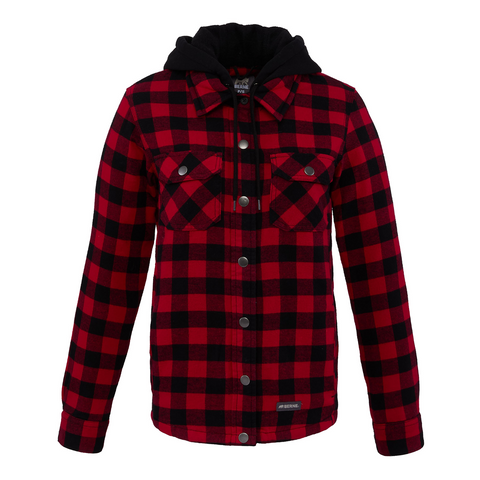 Berne Heartland Flannel Hooded Shacket - Womens