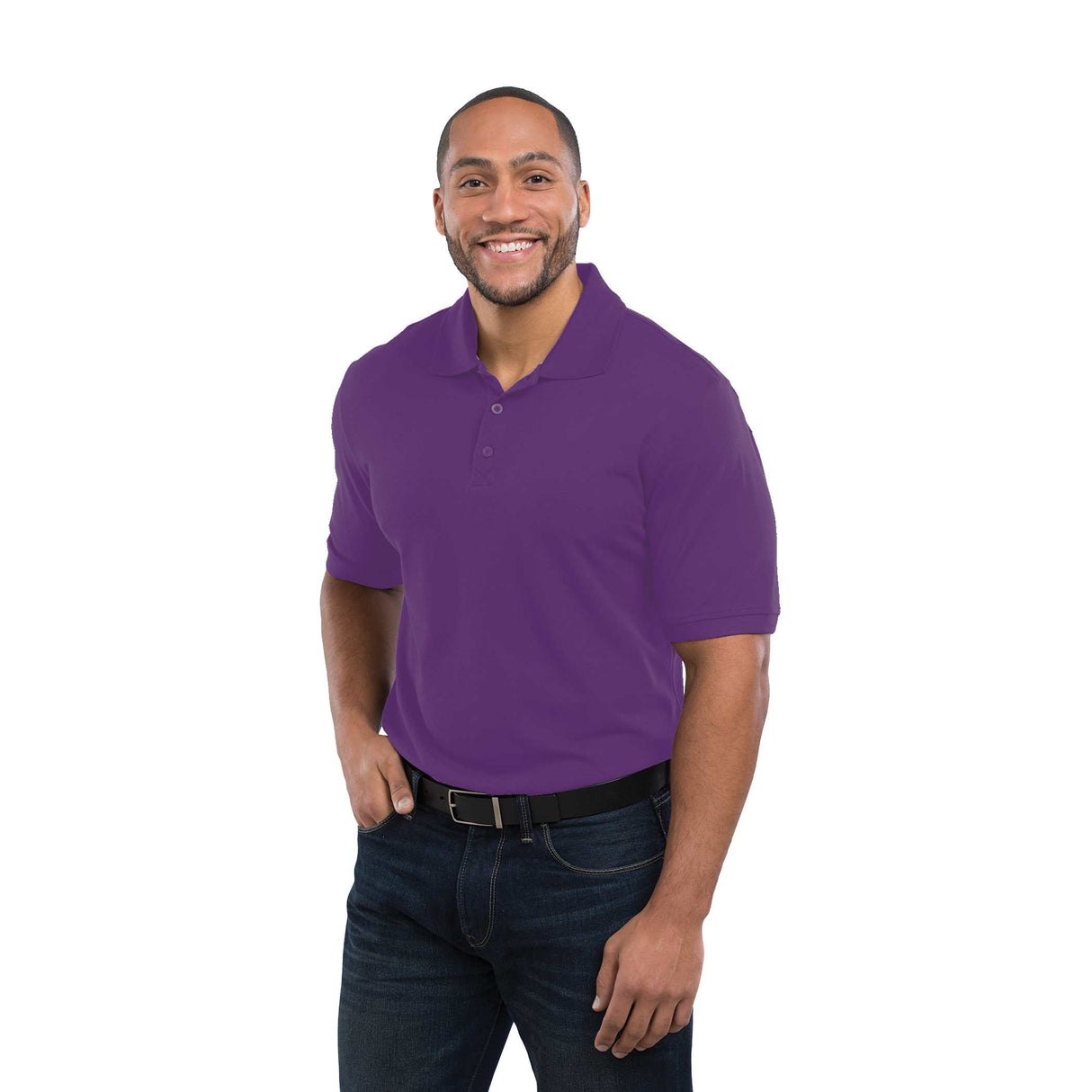 Men's CRANDALL Short Sleeve Pique Polo