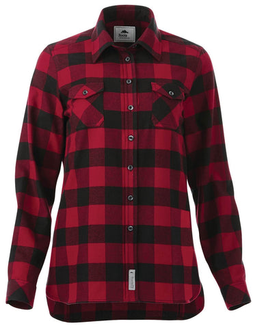 Women's SPRUCELAKE Roots73 Long Sleeve Button Up Flannel Shirt