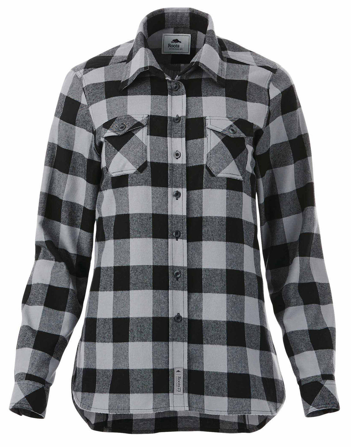 Women's SPRUCELAKE Roots73 Long Sleeve Button Up Flannel Shirt