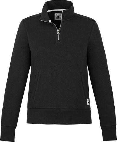 000381 Women's PADDLECREEK Sueded Fleece Quarter Zip Pullover