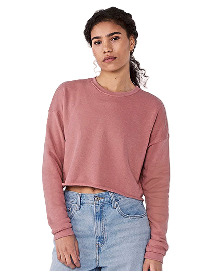 Bella + Canvas Women's Cropped Crew Fleece Shirt