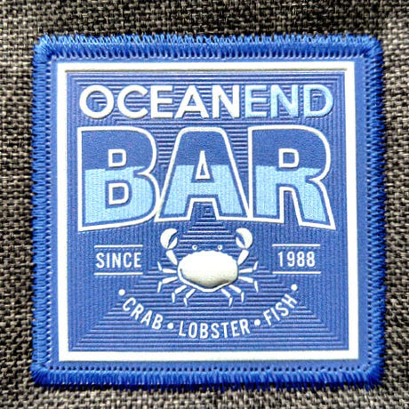 full colour debossed patch