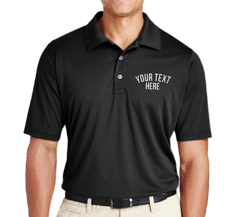 Embroidered Mens Performance Polo Shirt
