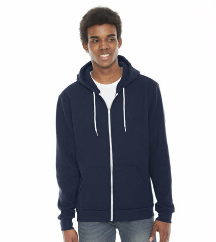 American Apparel USA-Made Flex Fleece Unisex Full-Zip Hoodie