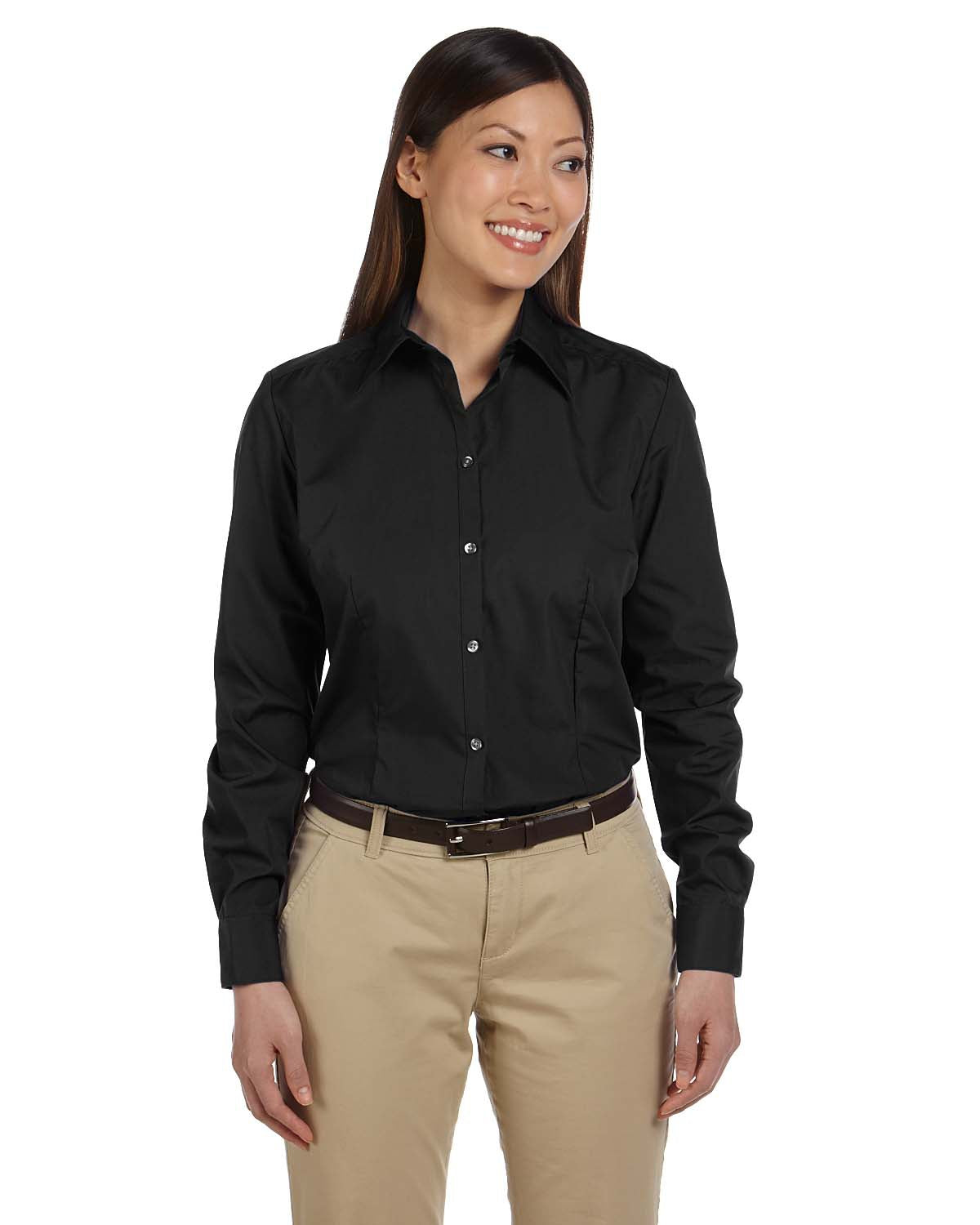 Van Heusen Women's Silky Poplin Shirt