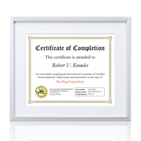 Burnell Certificate Frame