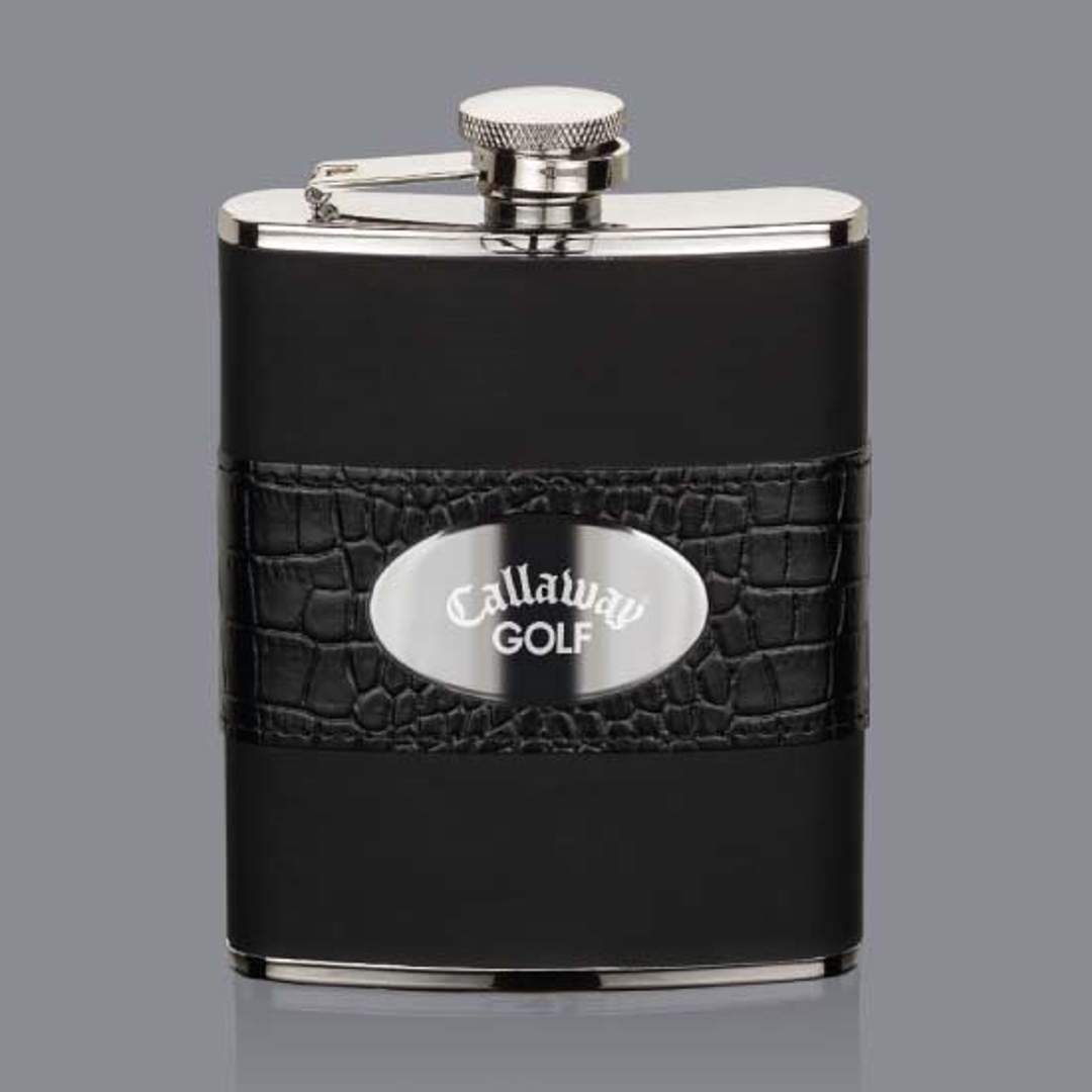 Gaetana Hip Flask -  Stainless Plate