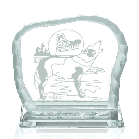 Howling Wolf Award on Base - Jade