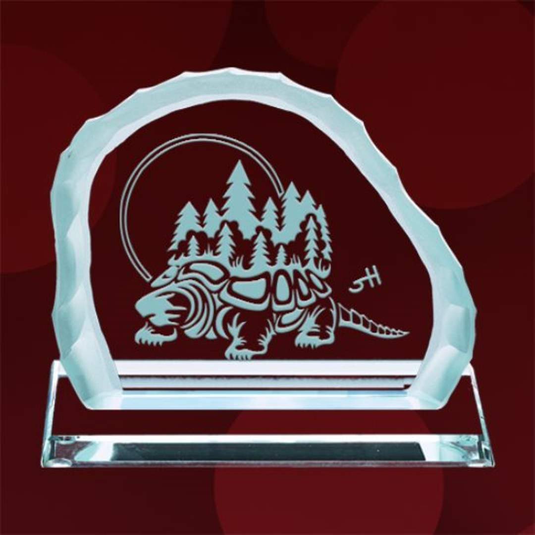 Turtle Island Award on Base - Jade