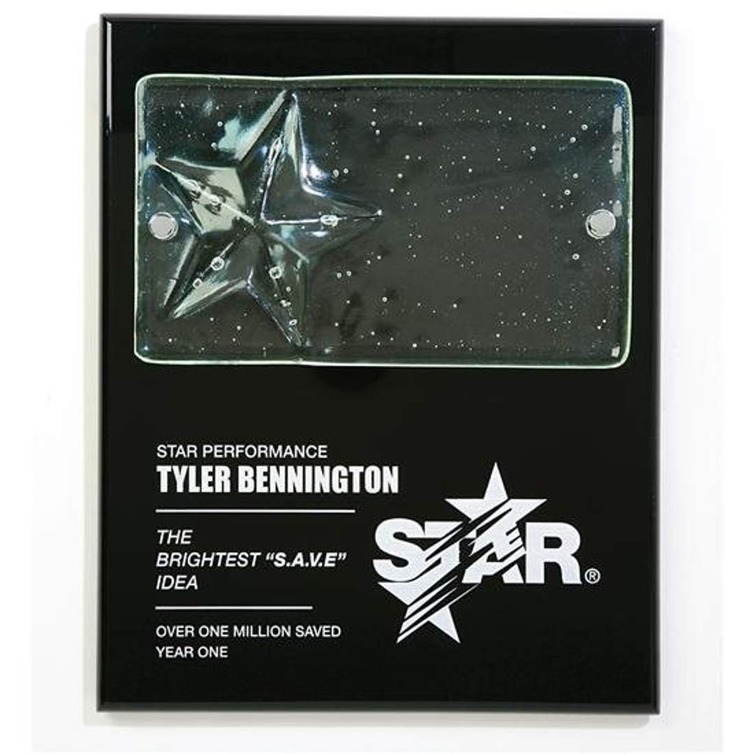 Cast Star Plaque