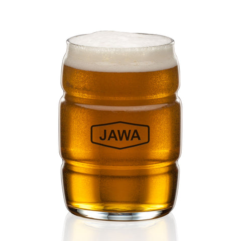 Barrel Beer Glass - Imprinted 16oz