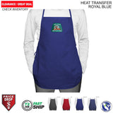 72 Hr Fast Ship - Discounted Shorter Length Twill Bib Apron, 19x24, No Pockets