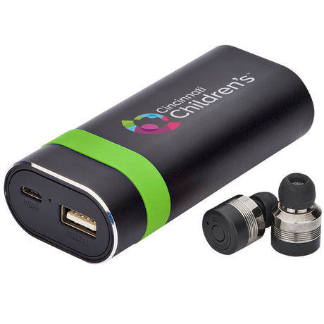 Persona® Bluetooth® Earbuds & Power Bank