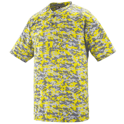 Youth Digi Camo Wicking Two-Button Jersey