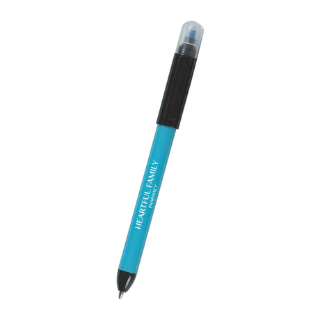 Twin-write Pen With Highlighter