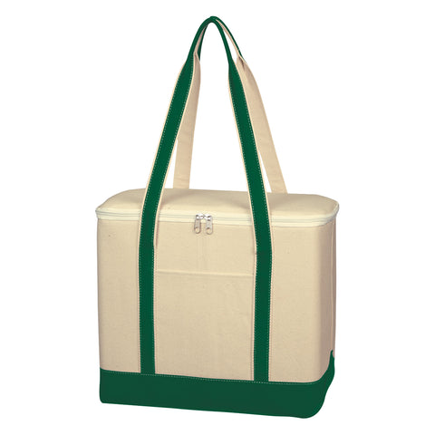 Large Cotton Canvas Cooler Bag
