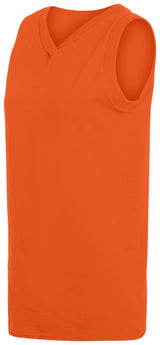 Ladies' Sleeveless V-Neck Poly/Cotton Jersey