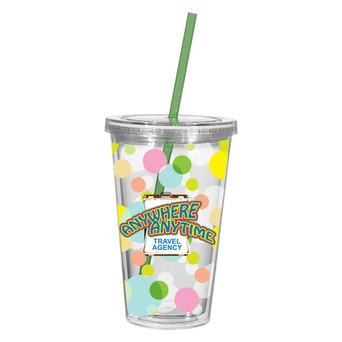 16 Oz. Newport Acrylic Tumbler With Insert