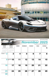 Galleria Wall Calendar 2025 Exotic Cars Eng.