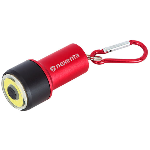 Mini COB Flashlight w/Carabiner