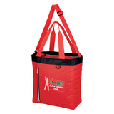 Quilted Slim Line Cooler Tote Bag