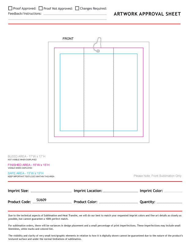 Microfiber Dri-Lite Terry Golf Towel, Finished size 5x15, Trifold Grommet & Hook, Sublimated