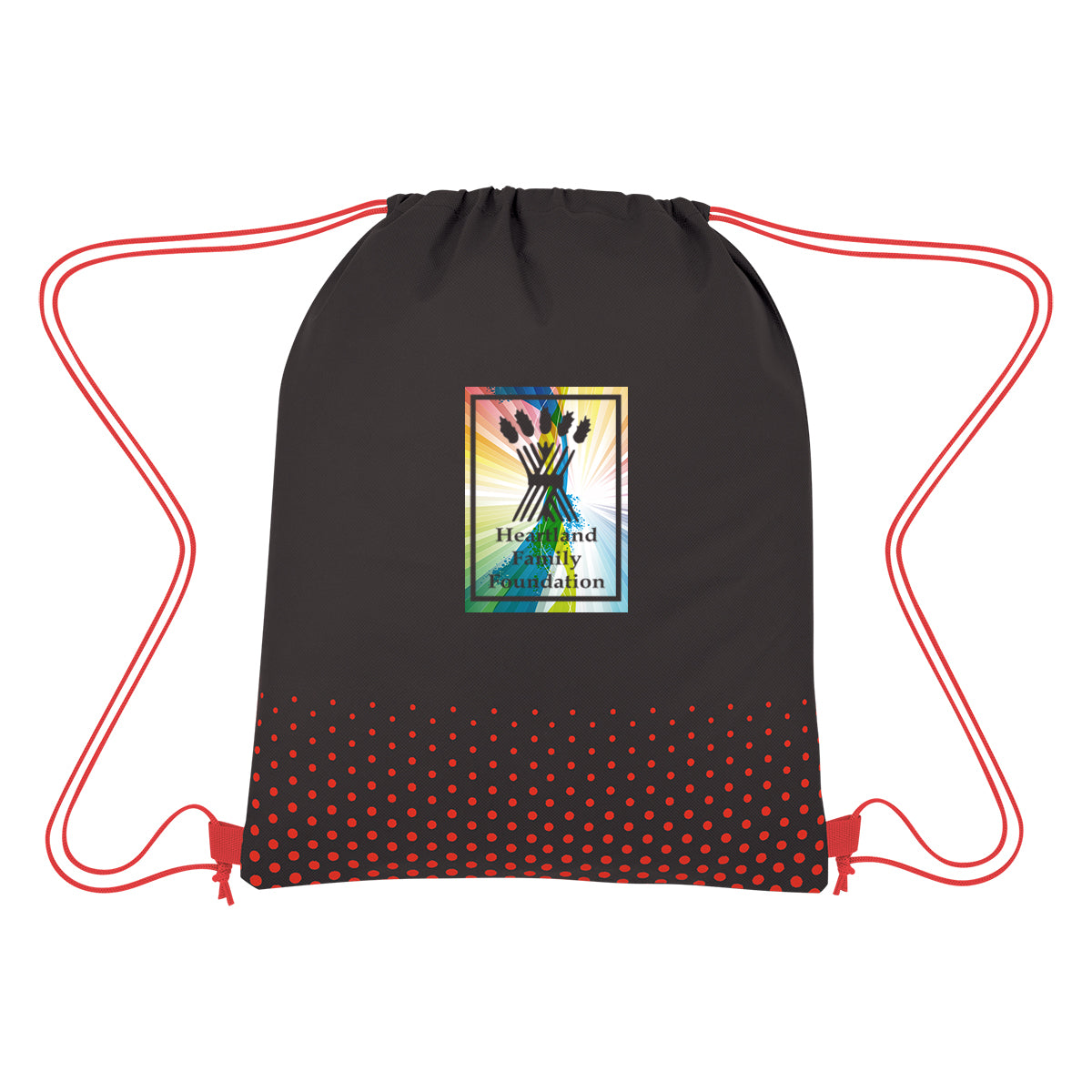 Connect The Dots Non-woven Drawstring Bag