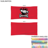 Colored Microfiber Terry Pool, Gym Towel, 20x40, Sublimated in Any PMS color Edge to Edge 2 side