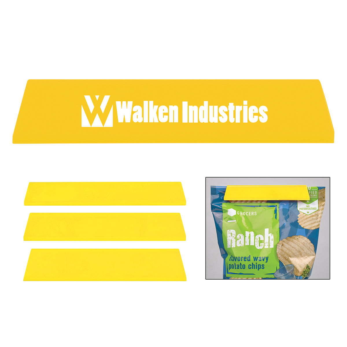 Slip-n-seal 3 Piece Bag Clip Set