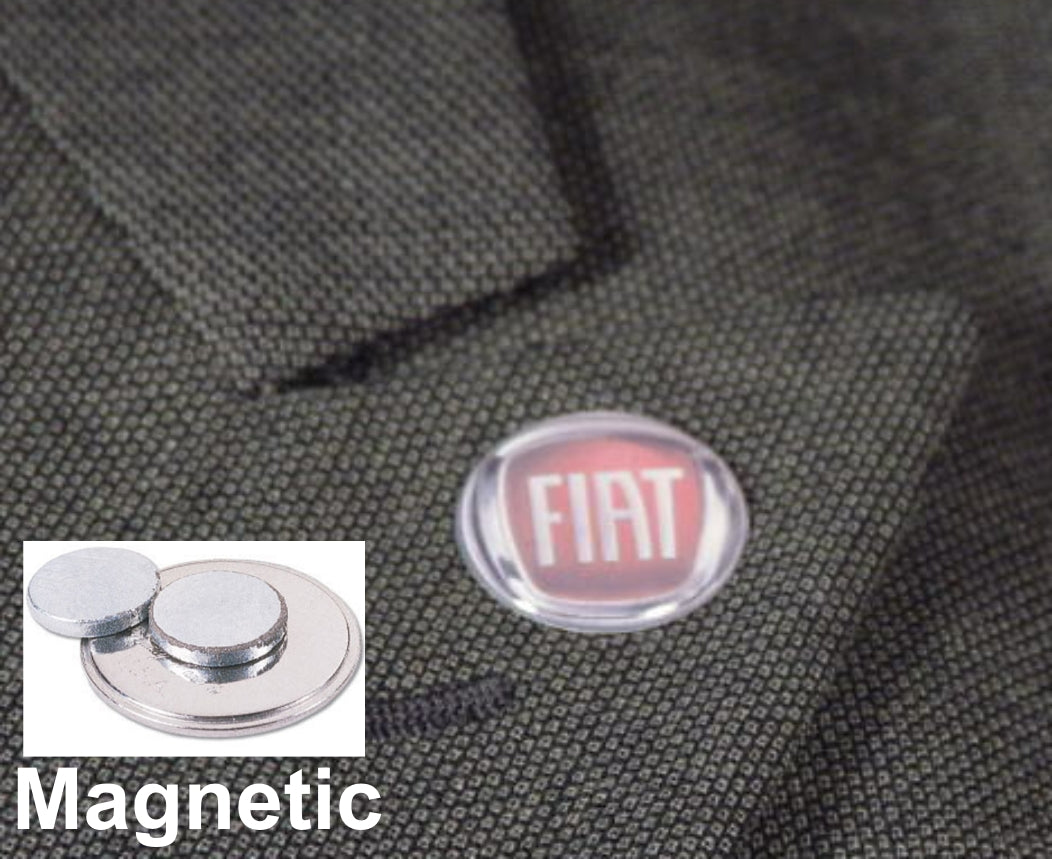 Domed Magnetic Lapel Pins