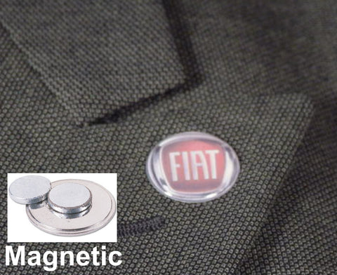 Domed Magnetic Lapel Pins
