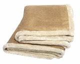 Faux Leather Throw (Laser Patch)