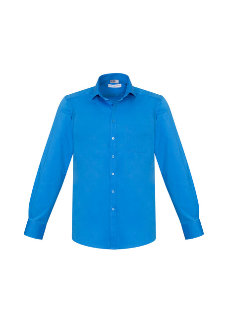 Men's Monaco Long Sleeve French Style Cotton Stretch Shirt