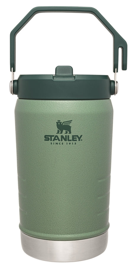 Stanley® IceFlow 40oz Flip Straw Jug, green - Etched