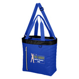 Quilted Slim Line Cooler Tote Bag