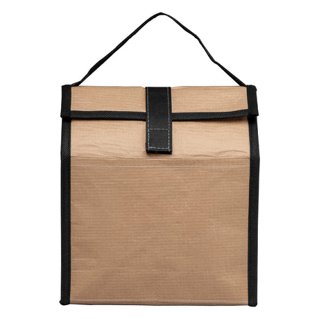 Natural - Woven Paper Cooler Lunch Bag