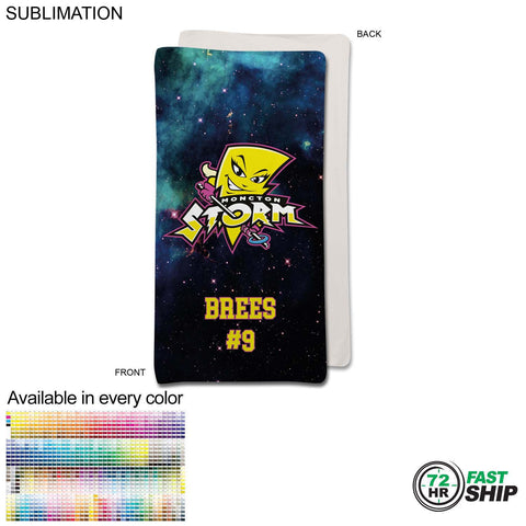 72 Hr Fast Ship - Team Blanket in Ultra Soft and Smooth Microfleece, 30x60, Stadium size